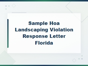 Responding to Hoa Landscaping Violations in Florida
